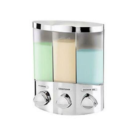 BETTER LIVING PRODUCTS Euro Trio Soap And Shower Dispenser Trio Chrome 76344-1